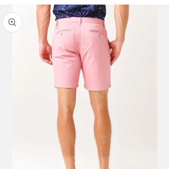 Bonobos Men's  Pink Flat Front Shorts Sz 34" 98%Cotton 2"Spandex. - Picture 3 of 9